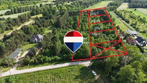 Działka 1468 m² pod dom w spokojnej okolicy Wałsnów działka Wałsnów