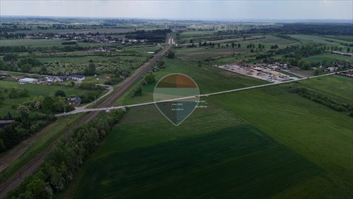 Działka inwestycyjna 2400 m² z WZ, asfalt, blisko Radomia działka Dąbrówka Zabłotnia