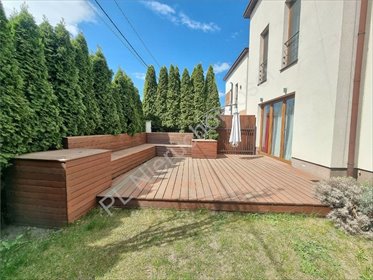 Segment z ogrodem, kominkiem i sauną w Pruszkowie dom Pruszków