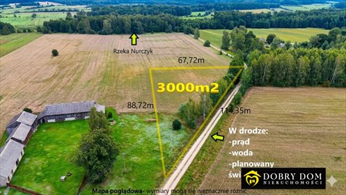 działka na sprzedaż 3000m2 działka Pokaniewo-Kolonia
