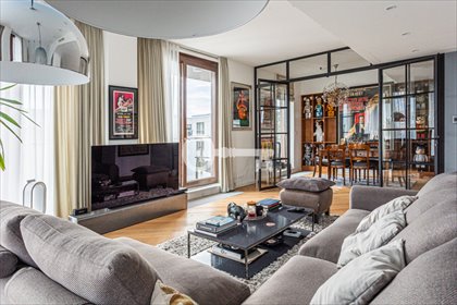 Na sprzedaż luksusowy apartament 124 m² z tarasem 71 m² w Warszawie mieszkanie Warszawa, Śródmieście Powiśle, Leona Kruczkowskiego