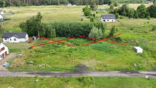 Polecam działki budowlane 747 m² z mediami w Dobrej działka Dobra