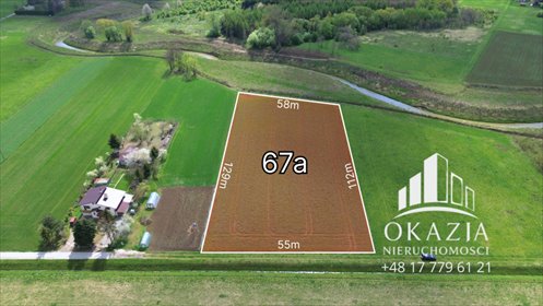 działka na sprzedaż 6700m2 działka Rzeszów, Biesiadna