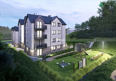 Nowoczesne 2-pokojowe mieszkanie z balkonem i widokiem na zieleń mieszkanie Gdańsk, Wrzeszcz, Jaśkowa Dolina