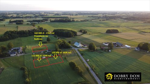 działka na sprzedaż 1636m2 działka Stara Chmielówka