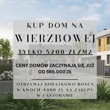 dom na sprzedaż 109m2 dom Ostrołęka, Wierzbowa