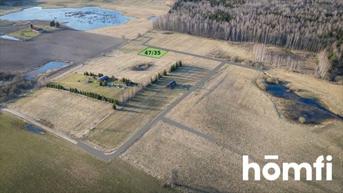 Działka 1400 m² z widokiem na jezioro i las (Blanki) działka Blanki