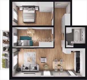 mieszkanie na sprzedaż 63m2 mieszkanie Chorzów, Tadeusza Kościuszki