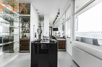 Penthouse 180 m² z panoramicznym widokiem i tarasem mieszkanie Warszawa, Śródmieście, Powiśle, Górnośląska