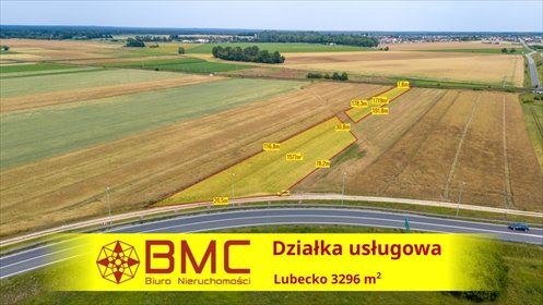 działka na sprzedaż 3296m2 działka Lubecko