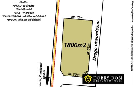 działka na sprzedaż 1800m2 działka Sobolewo