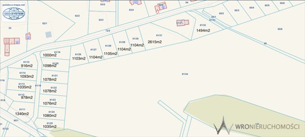 działka na sprzedaż 1000m2 działka Jakuszowa