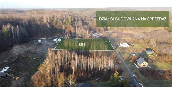 działka na sprzedaż 2282m2 działka Łęczyce, Leśna