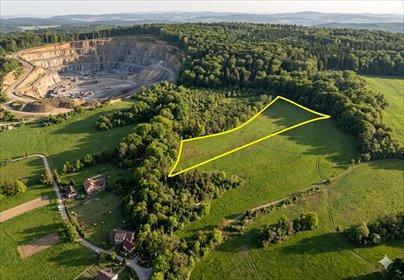 Działka rolna z widokiem i stanowiskiem archeologicznym działka Leszna Górna