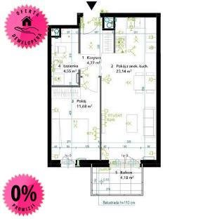 mieszkanie na sprzedaż 44m2 mieszkanie Warszawa, Praga-Południe, Kamionek, Drwęcka