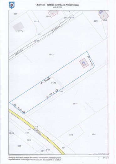 Działka 1231 m² nad Jeziorem Żarnowieckim - polecam działka Nadole