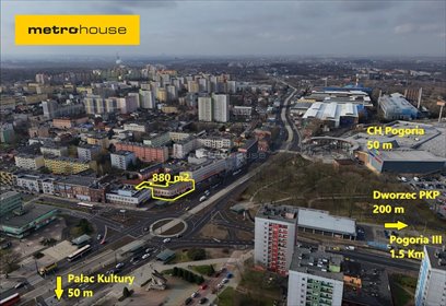 lokal użytkowy na sprzedaż 800m2 lokal użytkowy Dąbrowa Górnicza, Centrum