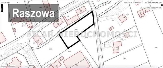 działka na sprzedaż 1197m2 działka Raszowa