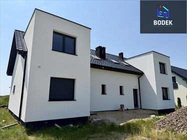 Dom bliźniak z dużym ogrodem i pompą ciepła (stan deweloperski) dom Ramiszów, Ramiszów, Widawska