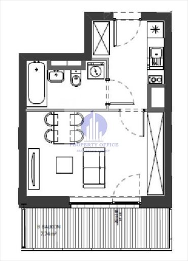 mieszkanie na wynajem 27m2 mieszkanie Warszawa, Bielany, Bielany, Pęcicka