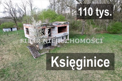 działka na sprzedaż 1100m2 działka Księginice