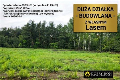 Działki budowlane z lasem w Henrysinie - zapraszam działka Henrysin