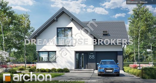 Nowoczesny dom 165 m2 z garażem i dużym ogrodem dom Lipiny