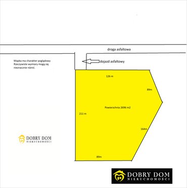 działka na sprzedaż 26800m2 działka Pajewo