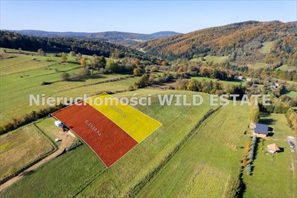Działka widokowa 1935 m² w Mchawie - polecam działka Baligród, Mchawa