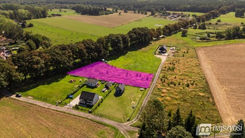 Działka 1200 m² z pozwoleniem na budowę polecam działka Wolin, Domysłów