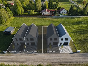 Nowoczesny bliźniak 120 m² z ogrodem i klimatyzacją dom Żabia Wola