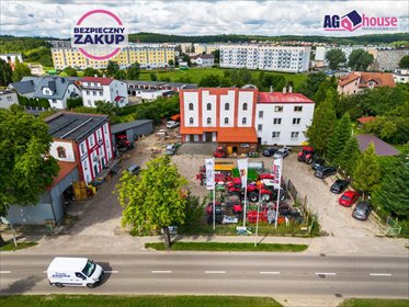Inwestycyjna działka 2194 m² przy głównej drodze w Kartuzach. działka Kartuzy, Kościerska