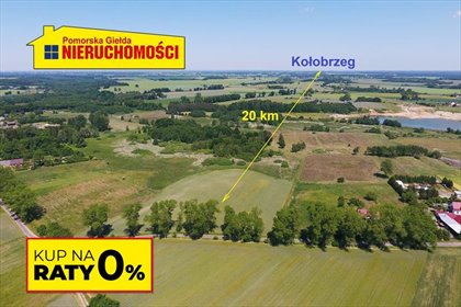 działka na sprzedaż 1608m2 działka Świecie Kołobrzeskie, działka