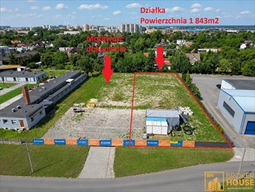 Działka przemysłowa 1843 m2, świetna lokalizacja. działka Opole, Kaszubska