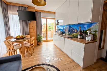 Urokliwy apartament 25m2 z tarasem, garażem i podhalańskimi akcentami mieszkanie Kościelisko, Sobiczkowa