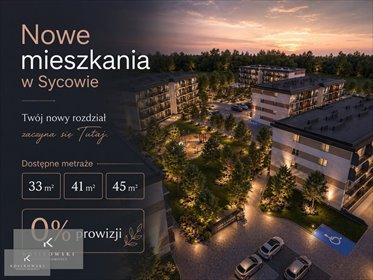Nowoczesne 41 m² w Sycowie z balkonem - polecam! mieszkanie Syców