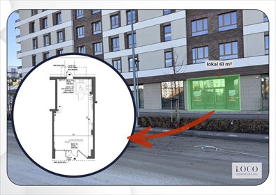 Lokal handlowo-usługowy 62 m² przy stacji Chrzanów polecam lokal użytkowy Warszawa, Bemowo, Człuchowska