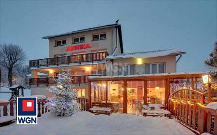 Hotel z widokiem na Karkonosze (24 pokoje, restauracja) lokal użytkowy Karpacz, Kamienna
