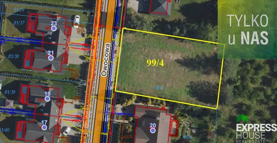 działka na sprzedaż 1000m2 działka Porosły-Kolonia, Owocowa