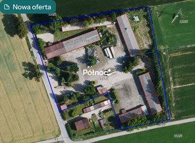 Na sprzedaż kompleks magazynowo-biurowy 2823 m² w Stodołach-Kolonii magazyn Stodoły-Kolonie