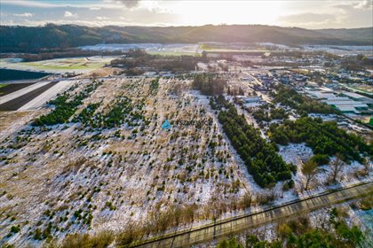 Działka inwestycyjna 36 800 m² przy drodze wojewódzkiej działka Bożepole Małe