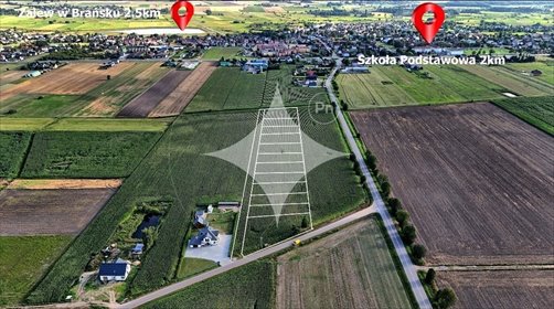 działka na sprzedaż 1031m2 działka Brańsk, Myśliwska