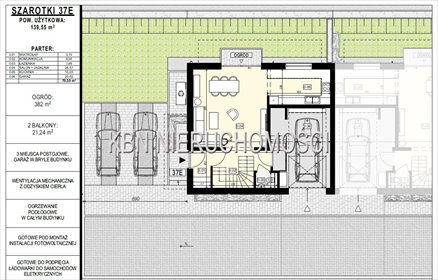 Nowoczesny dom 139 m2 z ogrodem 380 m2, garaż i balkony dom Kraków, Bronowice, Szarotki