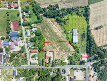 Polecam dużą działkę 7034 m² w Małej Wsi z pełną infrastrukturą działka Niździn