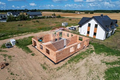 Nowoczesny dom 132 m² z garażem (Jamno, Koszalin) dom Koszalin, Jamno, Promowa