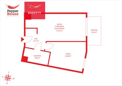 mieszkanie na sprzedaż 37m2 mieszkanie Gdynia, Wielki Kack, Bieszczadzka