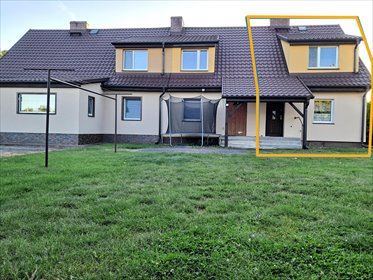 Skrajny dom 58,5 m² z ogródkiem - bezczynszowy dom Nietuszkowo
