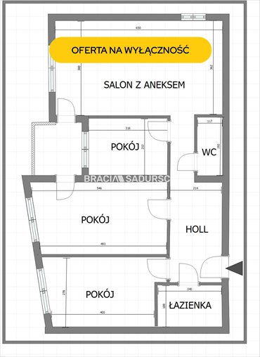 Nowoczesne 4-pokojowe mieszkanie z balkonem i garażem mieszkanie Kraków, Podgórze, Rybitwy, Feliksa Wrobela