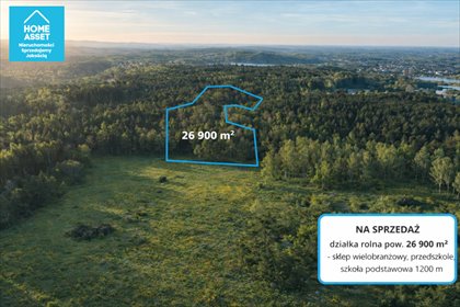 działka na sprzedaż 26900m2 działka Bieszkowice