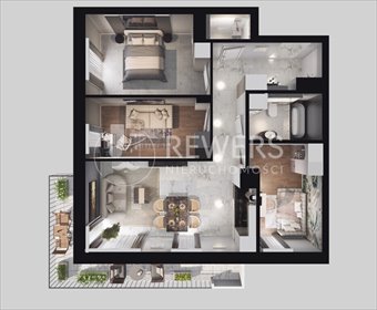 mieszkanie na sprzedaż 71m2 mieszkanie Lublin, Sławin, Bukszpanowa